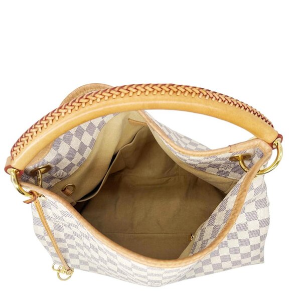 Louis Vuitton  Artsy MM Damier Azur Hobo Bag White - Picture 11 of 16